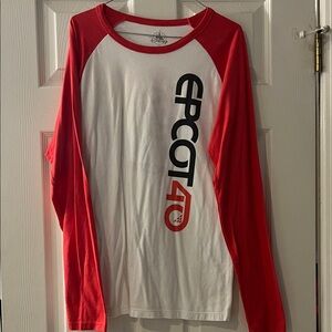 Disney Red and White Apparel Tag